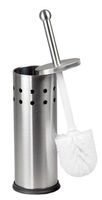 Home Basics Vented Stainless Steel Toilet Brush Holder