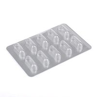 CapsulCN! Capsule PVC Blister Packing Sheet(Box of 136 pcs) for Size 00 Capsule with 10 Holes, Shipping by DHL
