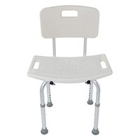 Iusun Shower Bench for Elderly Handicap Chair Bath Seat with Padded Armrests and Back Great for Spa Bathtubs Height Adjustable14’’ to 20’’ - Ship from USA (C)