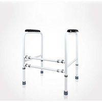 Toilet Handrail Safety Handrail For Toilet Stabilizing Safety Armrests With Support Armrests, Bathroom Seat Support For Special People (stainless Steel, White Nylon Coating) Anti-slip Safety & Assisti