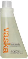 vaska Perfect Laundry Detergent, Scent Free, 21 Fl Oz. (Pack of 4)