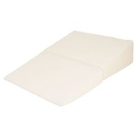 Lavish Home Folding Wedge Memory Foam Pillow, 31" x 24" x 7", Ivory