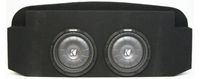 Compatible with Chevy Avalanche 02-09 Dual 12" Kicker CVT12 Subwoofer Behind Seat Sub Box Enclosure 1600 Watts Peak