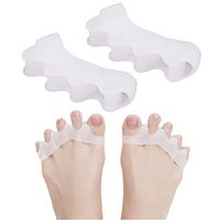Gel Toe Separators, Toe Separators Spacers Straighteners Splint Aid Surgery Treatment, Bunion Corrector Suitable for Men and Women, Perfect Foot Care Tool (1 pair)