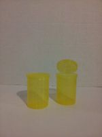 12 Piece Set 19 Dram Transparent Yellow PoP SqueezeToP Open Rx Pill Bottles Prescription Crafts Coins Storage Medicine Containers 11 Assorted Colors U Pick