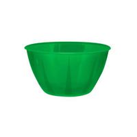 Party Essentials N244813 Plastic Small Serving Bowl, 24-Ounce Capacity, Green (Case of 48)