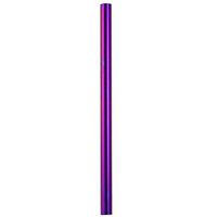 Hot Sale! Hongxin Metal Straw Stainless Steel Straw Reusable Drinking Straw Diameter 12mm Titanium Polychromatic Mixing Tube Party Bar Accessories Creative Gift (Purple)