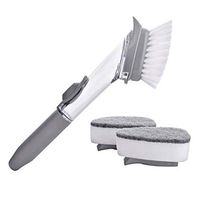 Nurrat Durable Portable Multifunctional Descaling Kitchen Handheld Pot Cleaning Brush Brushes