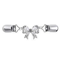 Meidexian888 Sweater Clips,Fashion Drip Rose Flower Shawl Clip Cardigan Tight Sweater Clip Men And Women (Black)