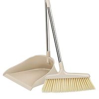 YJIUJIU Broom and Dustpan Set - Durable & Light Weight Broom and Dust pan Combo Angle Broom for Kitchen, Home and Lobby Broom and Dustpan Combo - Brush and Dust Cleaner