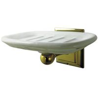 Kingston Brass Millennium Soap Dish, 5.5", Polished Brass