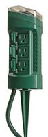 Coleman Cable 9352 6 Outlet Power Stake with Easy Set Timer