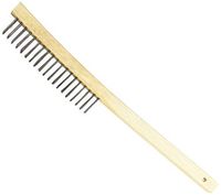Abco Products 01711 Curved Long Handle Wire Brush - Quantity 12
