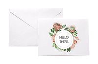 Hello There Floral Stationery Note Card Set