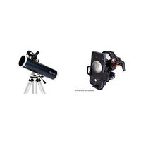 Celestron 22152 Omni XLT AZ 130mm Newtonian (Blue) with NexYZ 3-Axis Universal Smartphone Adapter