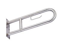 FFLSDR Stainless Steel U-Shaped Toilet Armrests Disabled Elderly Bathroom Bathroom Handle (6021.5cm)