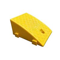 16cm Plastic Ramp, Multi-Color Splicing Triangle Pad, Non-Slip Multi-Functional Commercial Area Service Ramp (Size: 25 33 16cm) (Color : Yellow)