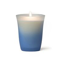 rareEarth Colored Glass Spa Candle Peace