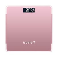 DQIDH Home Electronic Scale Classic Weight Scale Electronic Body Scale Adult Health Human Body Weighing Backlight Display Ultra-Thin,Pink