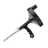 Sewer Dredger Pipe Drain Spring Cleaner Snake Pipe Cleaner Hair Catcher Clog Remover Toilet Plumbing Cleaner Unblocker with Snake Cable Flexible for Bathroom Kitchen Sink,5m