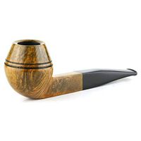 Handmade Tobacco Smoking Pipe - Model No. 171 Royal Light Walnut/Yellow - Mediterranean Briar Wood