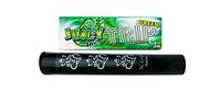 Herb Airtight Tube Pocket Protector with Juicy Jay's Green Trips 1.25 Flavored Hemp Rolling Papers 1 Count DC Crafts Nation- Ganesha