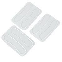 3 Pairs Self Adhesive Clear Silicone Cushion Cushion Back Heel Pads Shoes Insole Foot Care