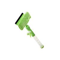 ekqw015l Cleaning Brushes for Glass | Household Double Side Glass Cleaning Brush Window Wiper Water Spraying Scrubber | Window Cleaner | Glass Cleaner Green