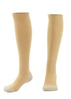 Graduated Compression Socks for Men & Women MDSOX 20-30 mmHg (Nude, XL) Best Stockings for Nurses, Travel, Running, Maternity Pregnancy, Varicose Veins, Medical, Blood Circulation, Leg Recovery