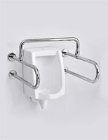 Echotang 304 Stainless Steel Handrail Urinal Armrest Public Toilet Rail Accessibility Support Handrail