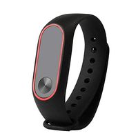 Premium Replacement Wrist Strap with Two Color Unique TPU Wristband Replacement for XIAOMI MI Band Second Generation