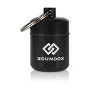 Soundox Travel Key Chain Case | with Carabiner Clip | Water Proof and Dust Proof