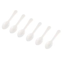 Gmark 3000pc 3" Taster Spoons Plastic Mini Spoons, Ice Cream Spoons Dessert Spoons White 1 Box Set GM1002E