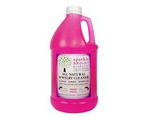 Sparkle Bright Products All-Natural Jewelry Cleaner | Liquid Jewelry Cleaning Solution, Half Gallon (64oz.) | Ultrasonics, Diamonds, Fine, Fashion, and Designer Jewelry