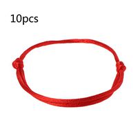 RUZYY 10Pieces Kabbalah Red String Bracelet Evil Eye Jewelry Kabala Charm Fashion Jewelry