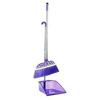 Kylin Express Durable Removable Broom and Dustpan Standing Upright Grips Sweep Set with Long Handle, C3