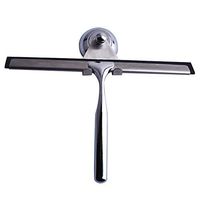 Scraper Cleaner Shower Window Squeegee Shower Squeegee Brush Window Squeegees with Suction Cup Hook for Bathroom Door and Car Mirror