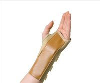 Curad Elastic Wrist Splint with Aluminum Stay, Left, Medium