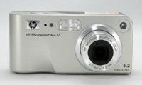 HP PhotoSmart M417 5.2 MP with 3x Optical Zoom Digital Camera Supported Memory: MMC, SD Silver