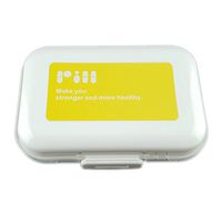 Portable 7 Day Pill Reminder Medicine Storage Pill Case Box J