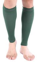 Doc Miller Premium Calf Compression Sleeve 1 Pair 20-30mmHg Graduated Support for Sports Running Circulation Recovery Shin Splints Varicose Veins (2 Pair L)