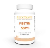 Fisetin 500mg | 98% Pure Fisetin | 500mg Therapeutic Dose | 30 Servings | Senolytic Activator | Anti-Aging & Longevity |