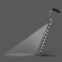 Path Light Attachment for Canes and Walkers Helps Prevent Falls, Fully Automatic Mobility Light Turns ON Only When Needed