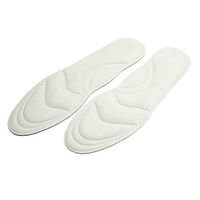 uxcell® 1 Pair Beige Sponge High Heel Arch Support Insert Insoles Shoes Pad Cushion for Woman