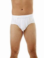 Underworks INGUINAL Hernia Support Brief 2X 45-48 Waist White