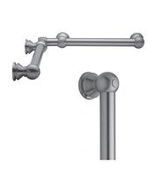 Jaclo G30-16-24-IC-SB 90 Degree Smooth Grab Bar with Right-Hand Configuration, Polished Chrome