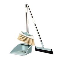 Household Portable Plastic Broom Set Living Room Bedroom Kitchen Cleaning Tool 3 Color Optional Size 26 93cm (Color : Blue -B)