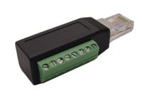 Calrad Electronics 72-171 RJ45 Male to 8 Position Terminal Block