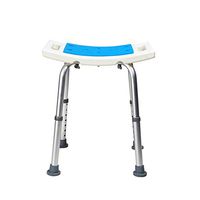 Bath Chair Shower Stool Non-slip Bath Stool, Adjustable Height with Armrests Shower Seat Bath Chair Bathroom Seat, for Injured People, Disabled People, Pregnant Women Bathroom Wheelchair Aids Adjustab