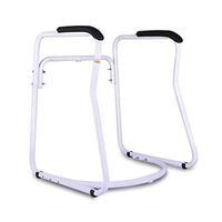Toilet Handrails Stand Alone Toilet Rail Bathroom Safety Assist Frame Mobile Toilet Rack Elderly Pregnant Women Toilet Safety Frames Rails (Color : Black, Size : 625567cm)
